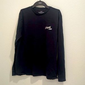 Vineyard Vines Black Long Sleeve Ski Tee- Size M